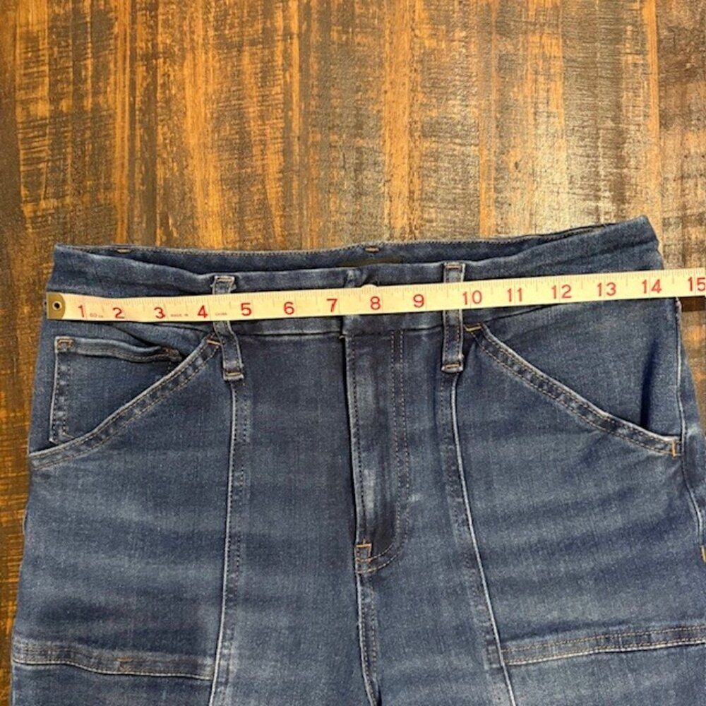 Express Skinny High Rise Ultra Hyper Stretch Jeans Women's M 6/8/10 Medium Wash - Picture 4 of 8